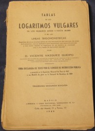 TABLAS DE LOGARITMOS VULGARES